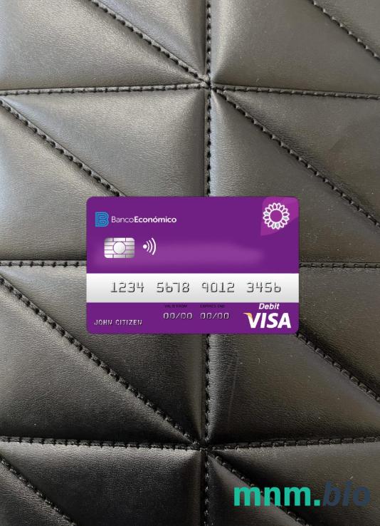 Angola bank Economio Visa obciążyć wygląd fotograficzny skan PSD + zdjęcie